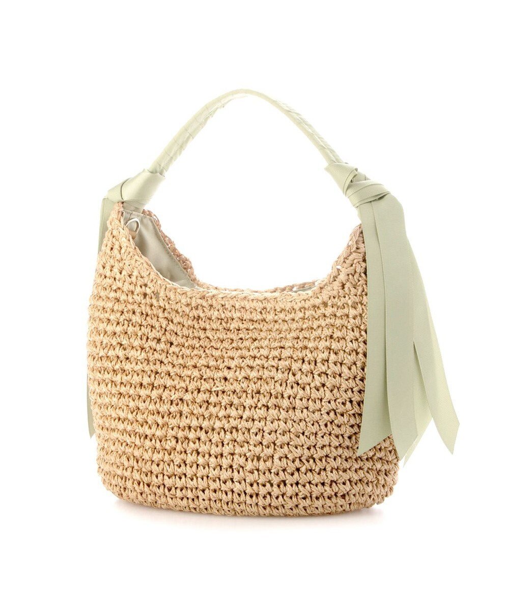 UNBILLION カシュカシュ cachecache / 下がりグログランクロッシェ2wayミニトート 