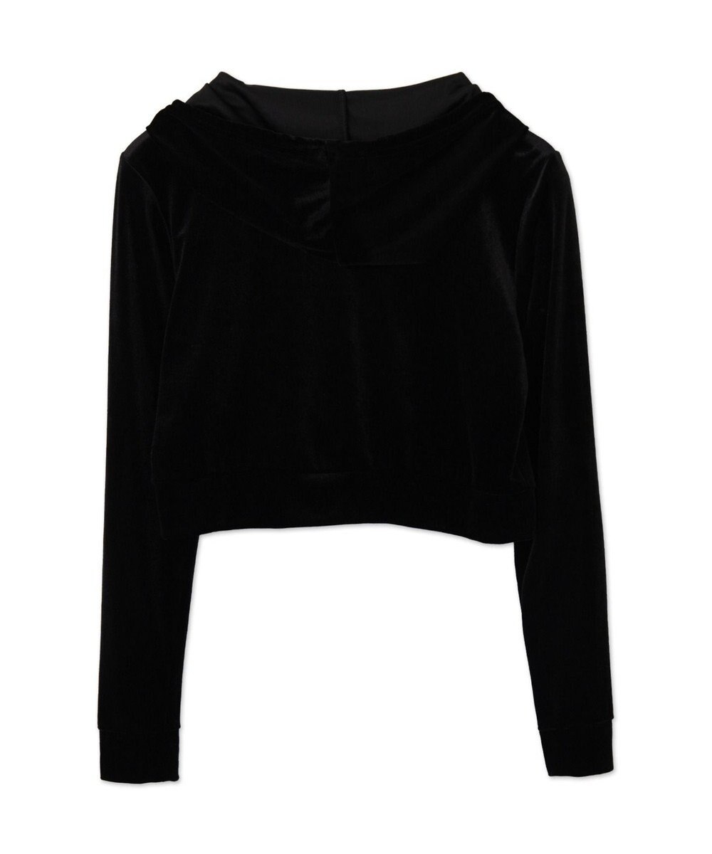 WEGO 【SETUP対応ITEM】ラインストーンベロアWZIPパーカー 