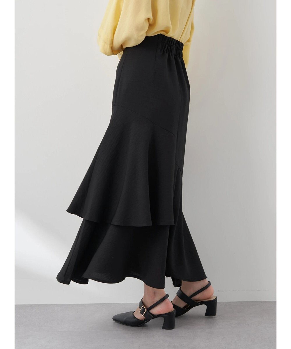 earth music&ecology アシンメトリーイレヘムスカート 