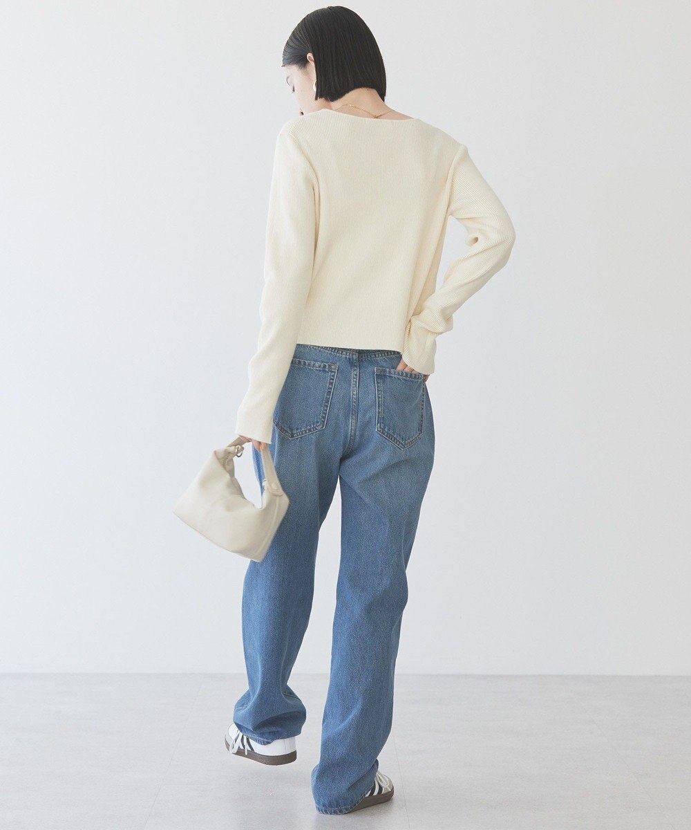 AMERICAN HOLIC スクエアリブニットカーディガン 