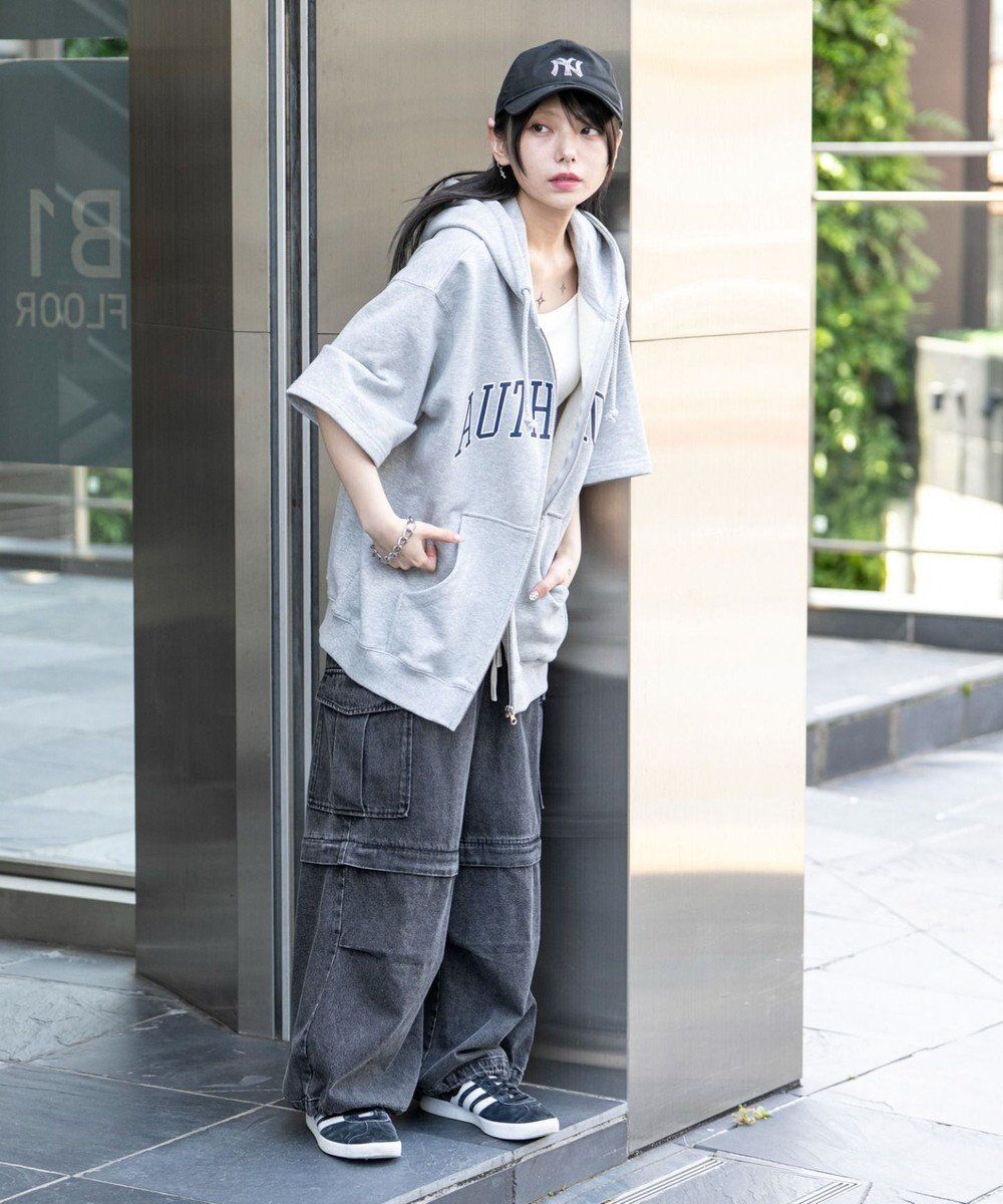 WEGO 【ユニセックス着用ITEM】カレッジロゴジップパーカー（SS） 