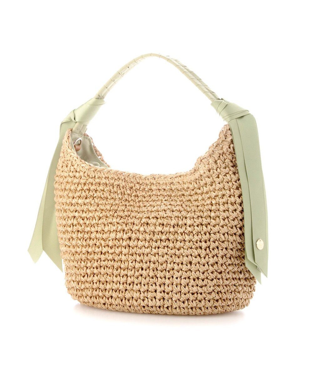 UNBILLION カシュカシュ cachecache / 下がりグログランクロッシェ2wayミニトート 