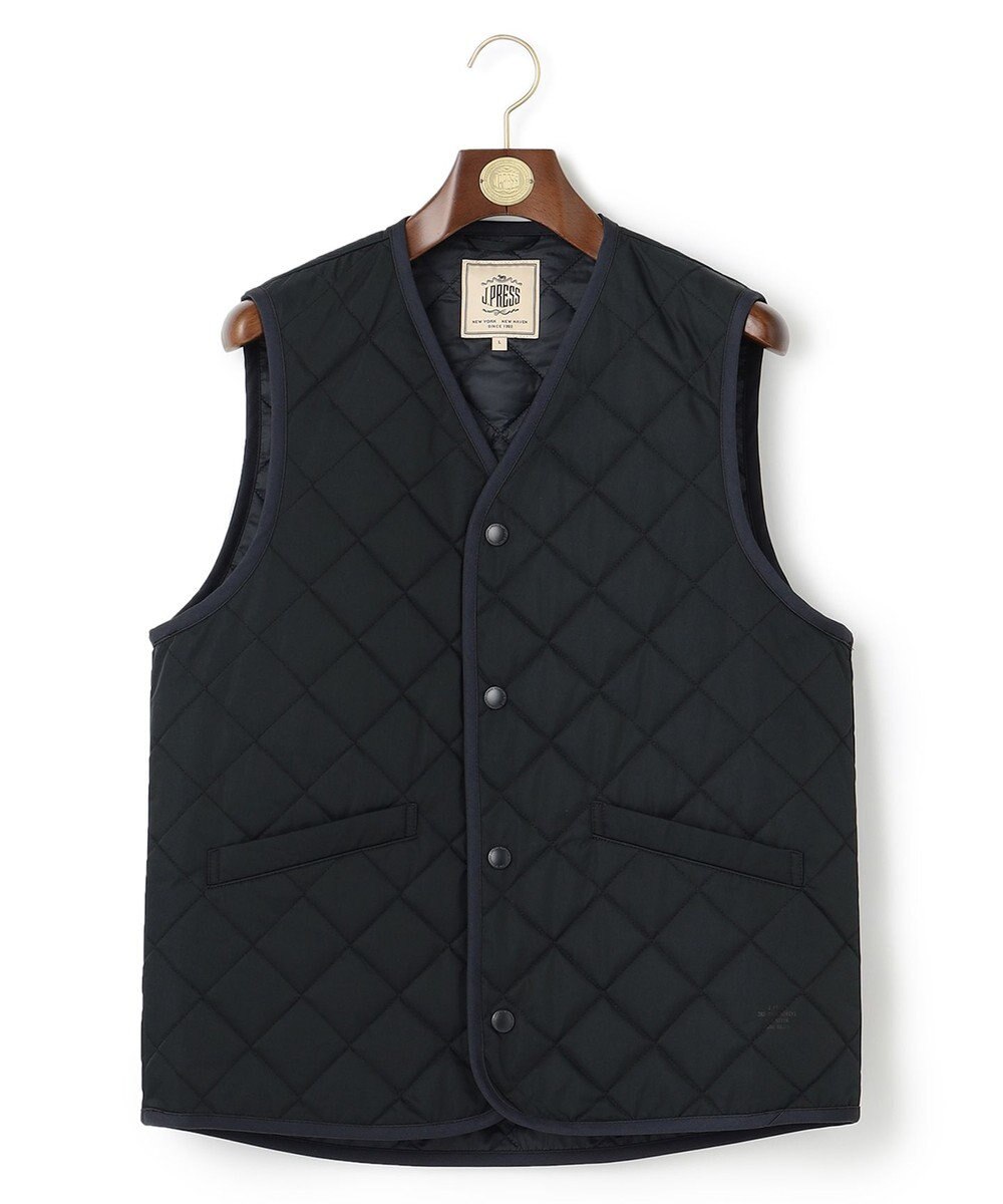 J.PRESS MEN メモリーツイルキルティングベスト 