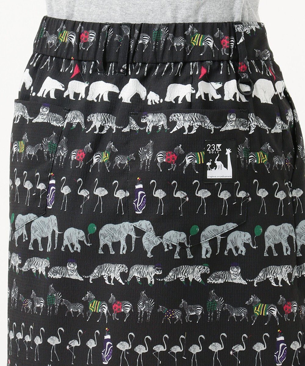 23区GOLF 【WOMEN】【ストレッチ】オリジナルパレード柄 クールメッシュスカート 