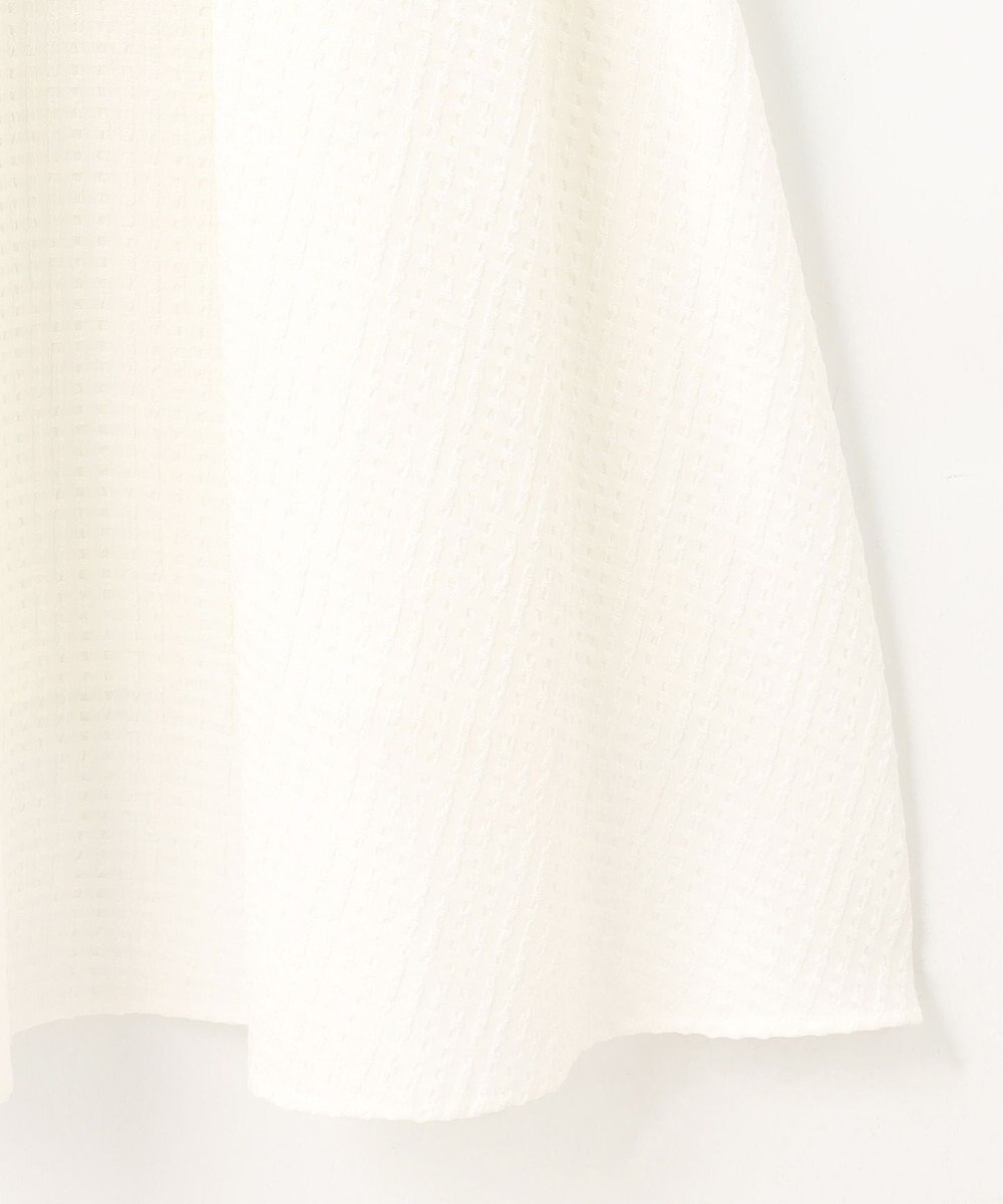 組曲 L ステッチストライプドビー フレアスカート 