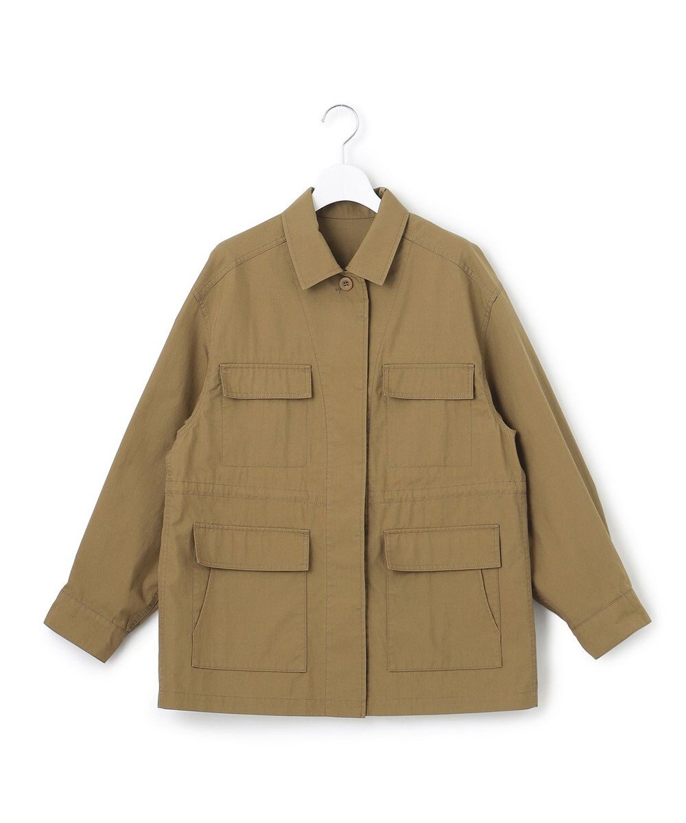 23区 L 【SLOW/一部店舗限定】ハイカウントギャバ ミリタリージャケット 