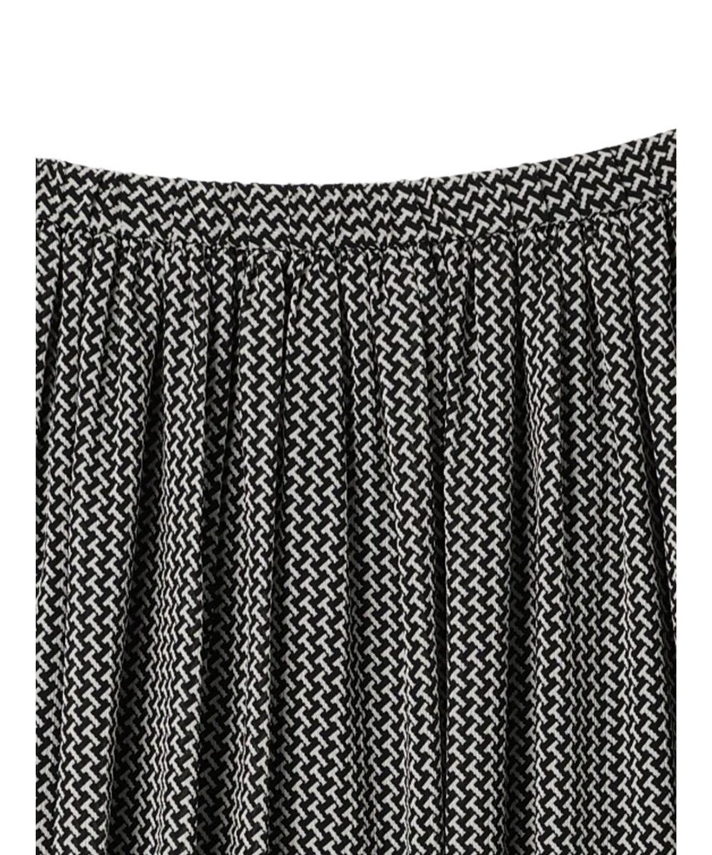 AMERICAN HOLIC 幾何学柄裾ティアードスカート 