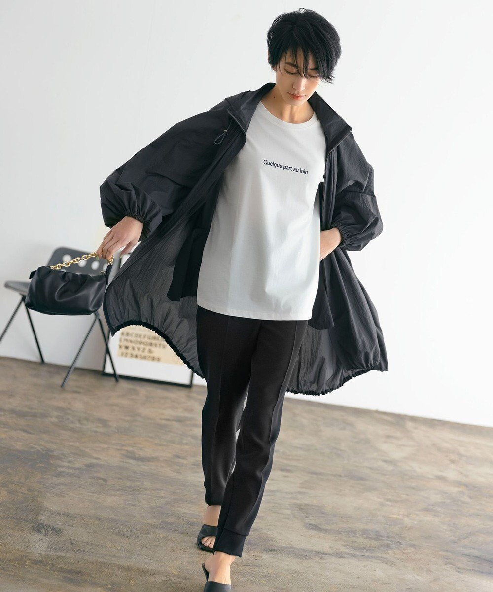 ICB 【撥水加工】シアーナイロンタフタ フーデットコート 