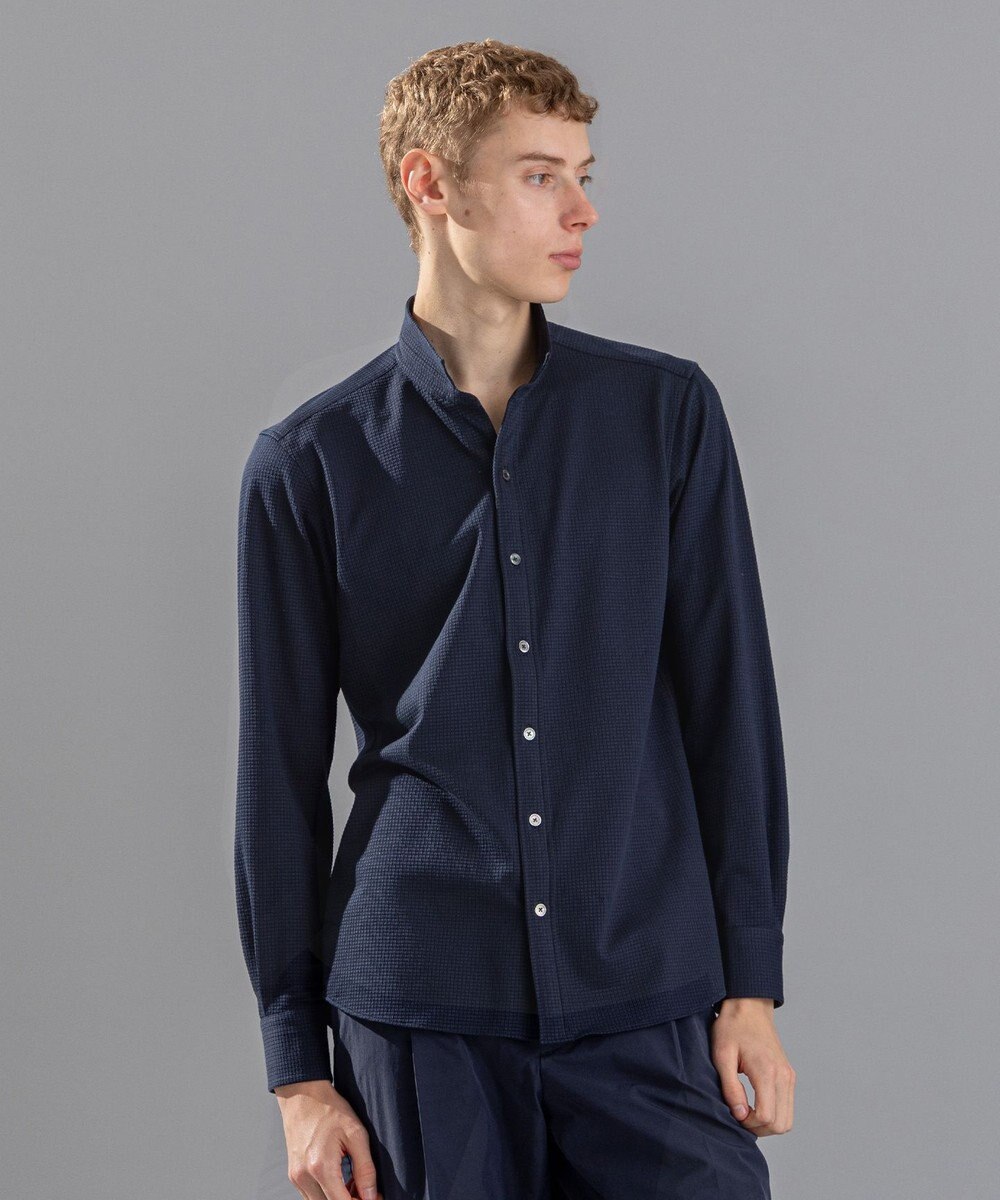 JOSEPH HOMME コンフォートクリアギンガム　ウイングカラーシャツ 