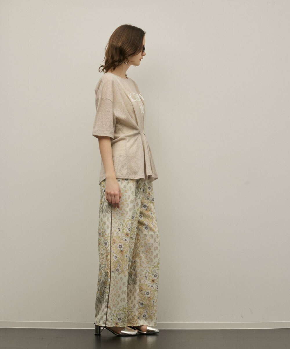 GRACE CONTINENTAL タックロゴTシャツ 