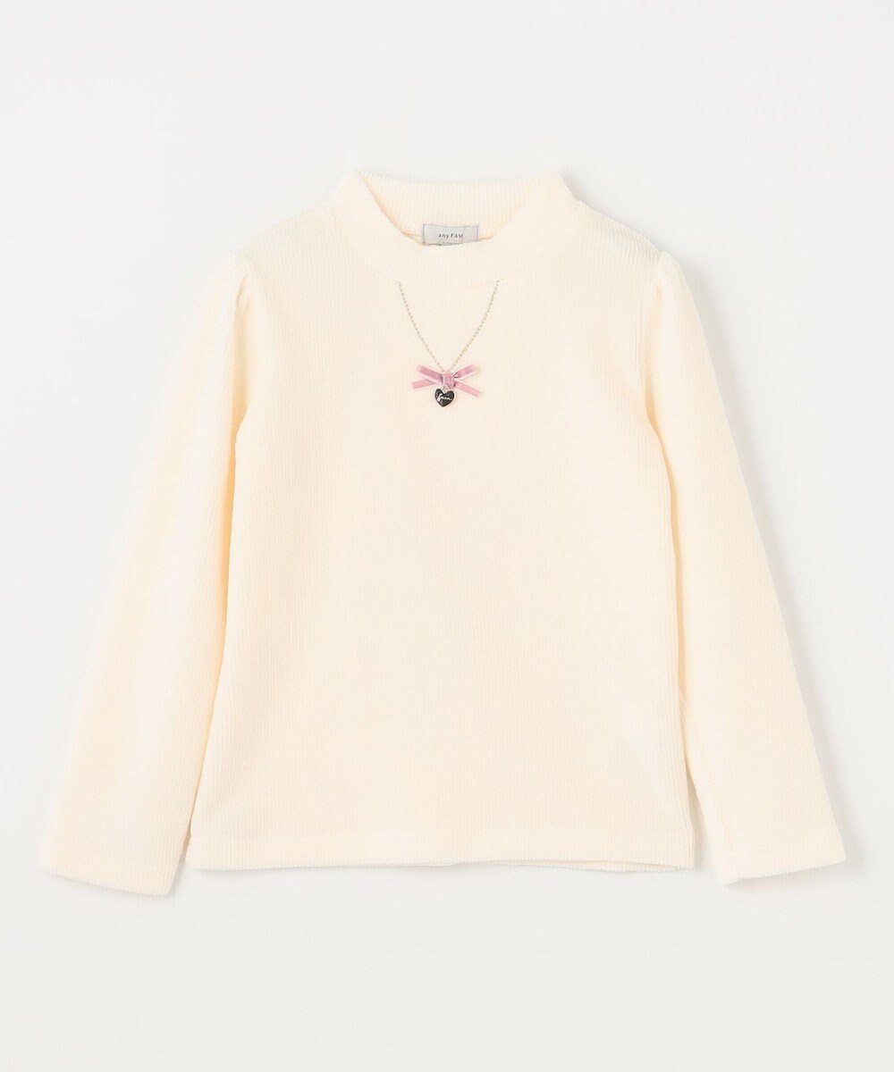 ANY KIDS ハイネック長袖カットソー 