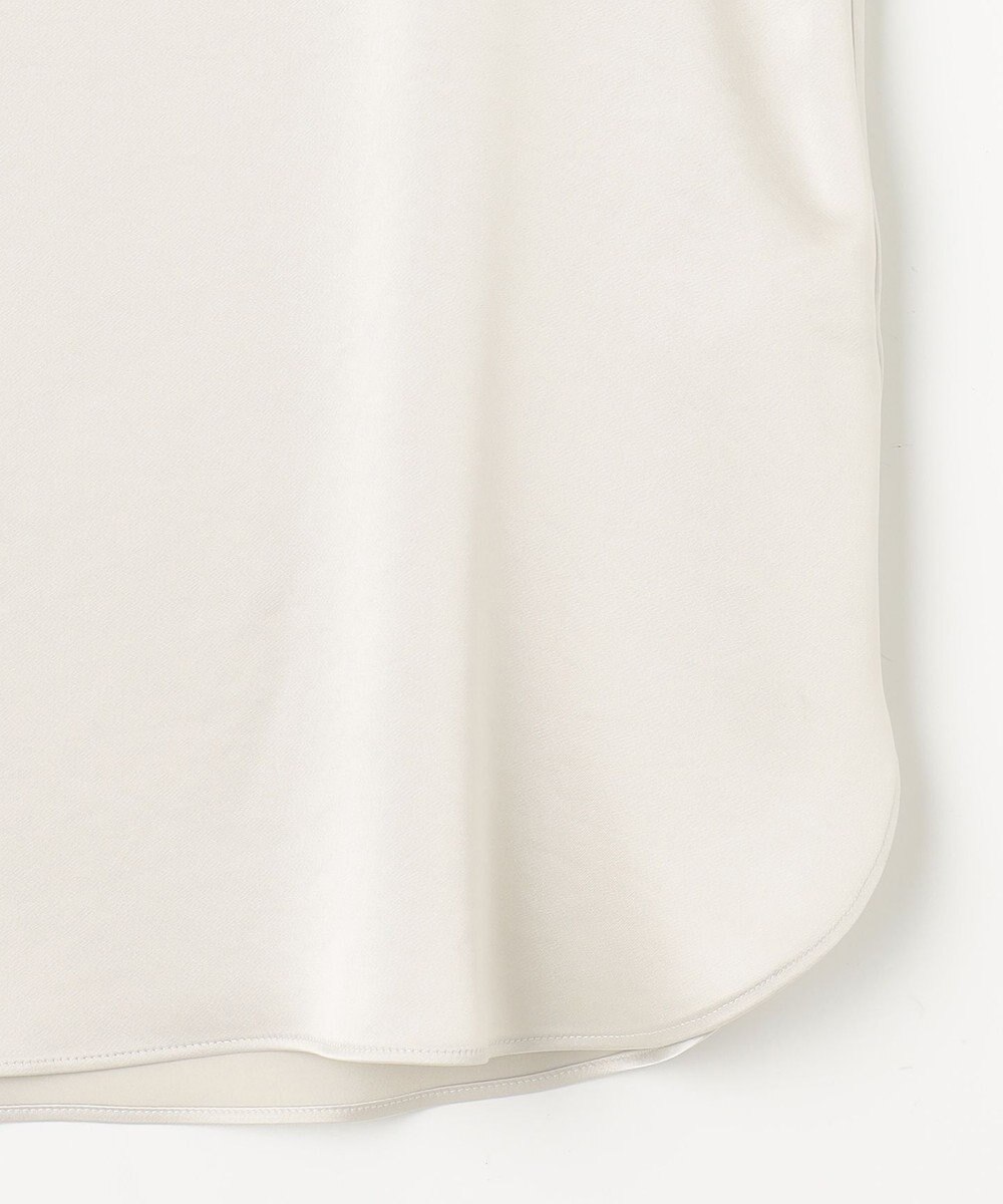 23区 【洗える】サテン タンクトップ 