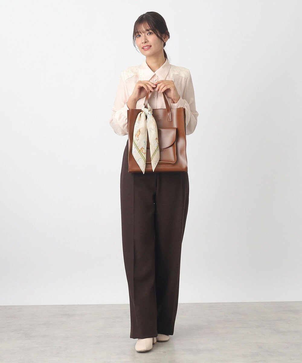 MOONBAT 【WEB限定】PAUL & JOE ACCESSOIRES シルクシフォンスカーフ 58×58cm 