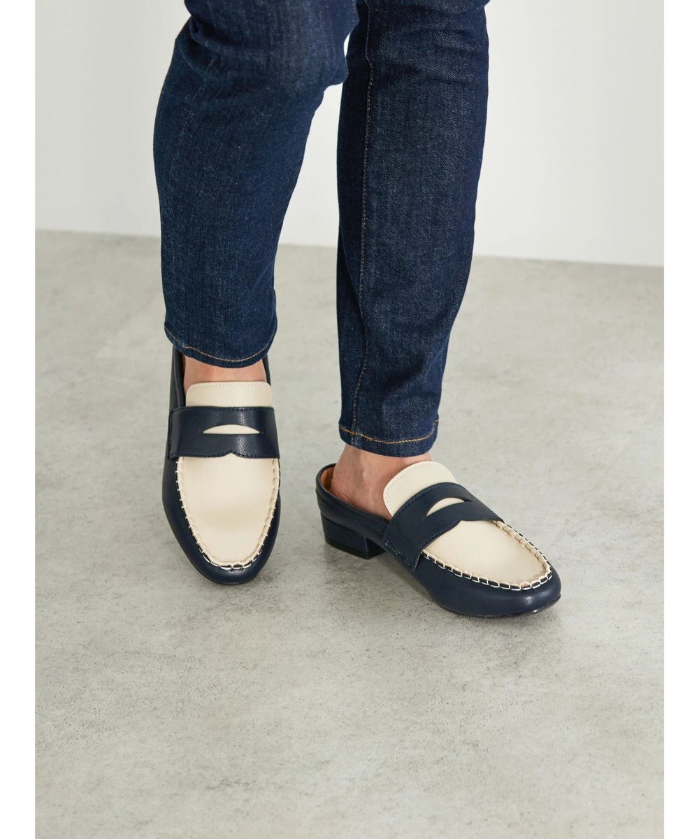 AMERICAN HOLIC ローファータイプコンビミュール 