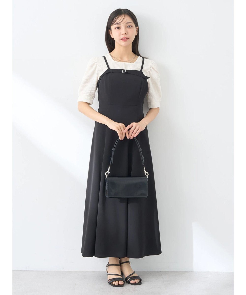 earth music&ecology 胸元ベルトキャミワンピース 