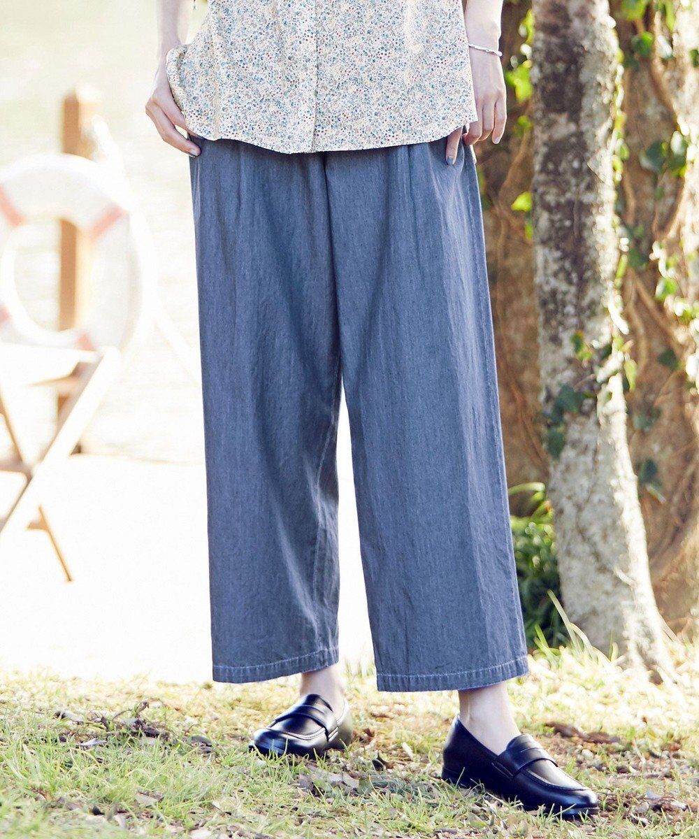 洗える インディゴツイル デニム ワイドパンツ J Press Ladies ファッション通販 公式通販 オンワード クローゼット 洗える インディゴツイル デニム ワイドパンツ J Press Ladies ファッション通販 公式通販 オンワード クローゼット