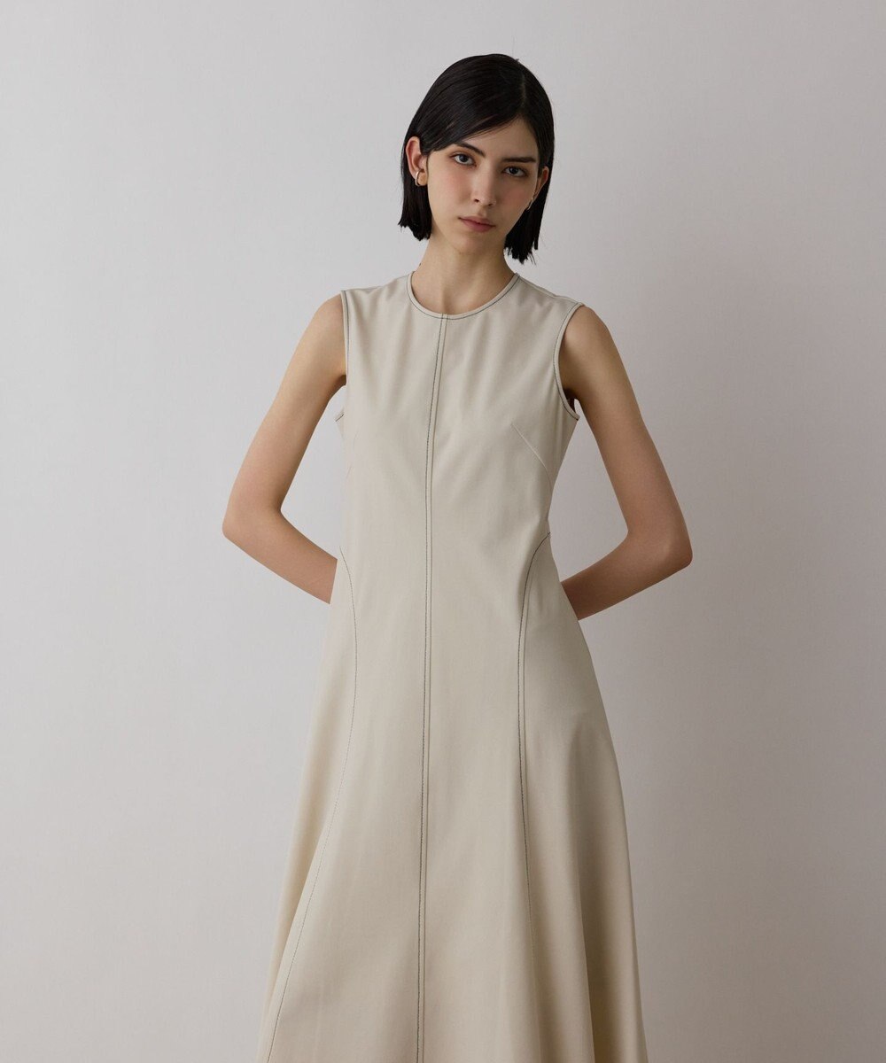 GRACE CONTINENTAL ステッチカットワンピース 