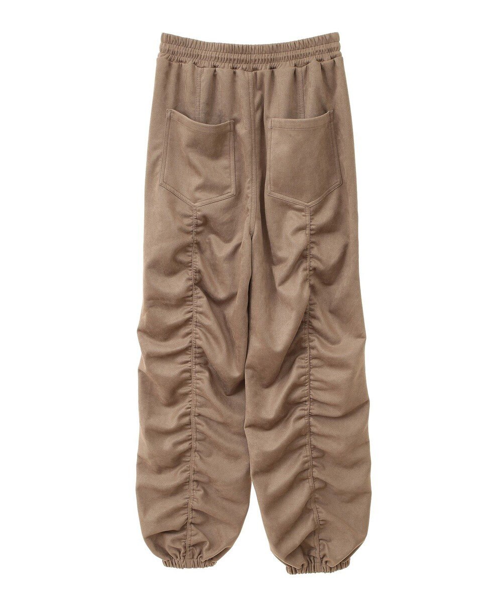 Green Parks ・ＳＵＧＡＲ　ＳＰＯＯＮ　スエード調ギャザーカーコ 