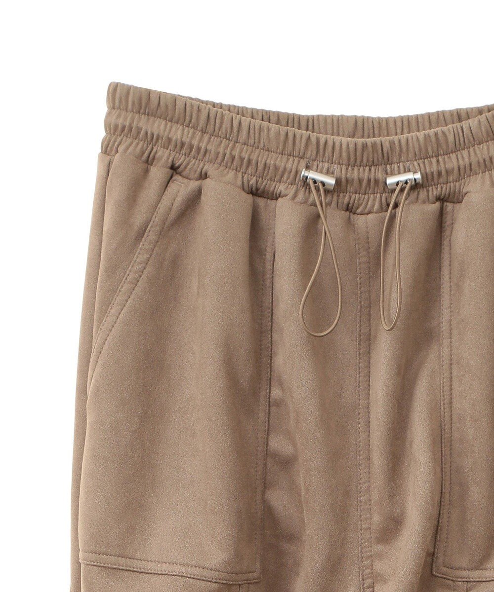 Green Parks ・ＳＵＧＡＲ　ＳＰＯＯＮ　スエード調ギャザーカーコ 