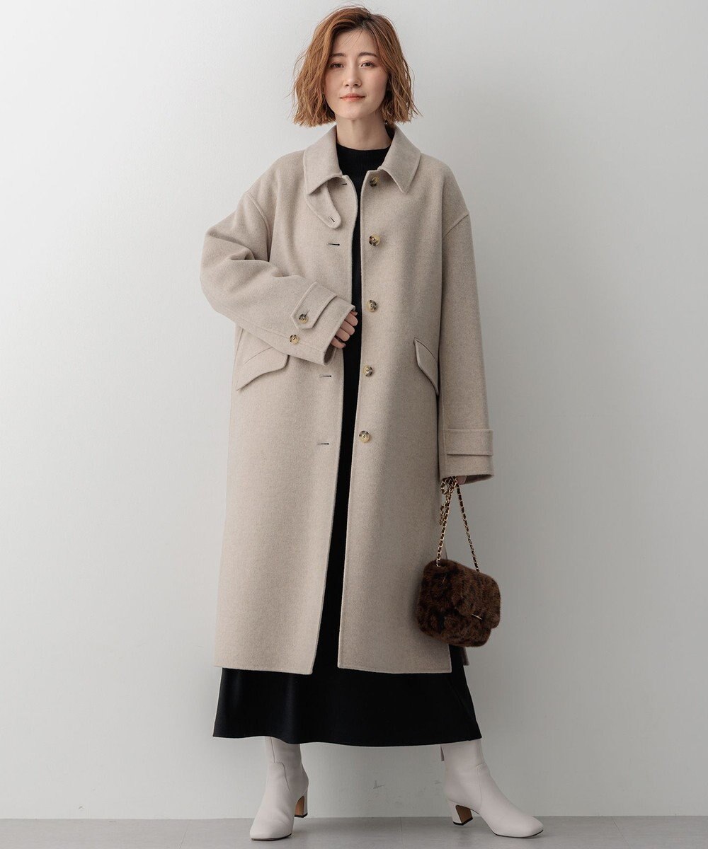 23区 【洗える】ウールミルドジャージー ワンピース 