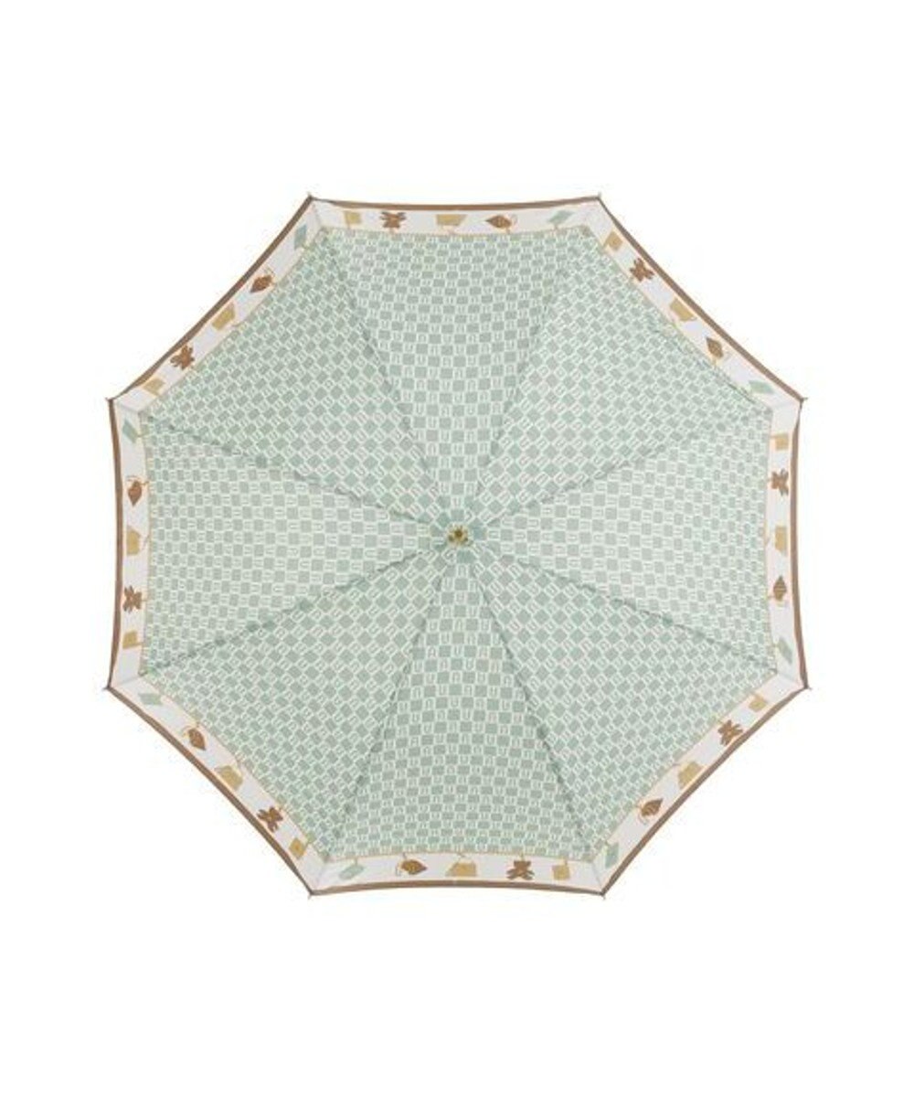 MOONBAT FURLA 長傘 チャーム＆ロゴプリント UV 耐風 日本製 