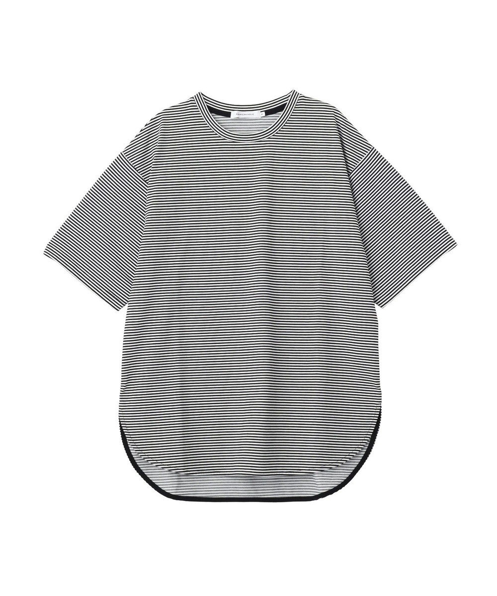 AMERICAN HOLIC 裾ラウンドＴシャツ 