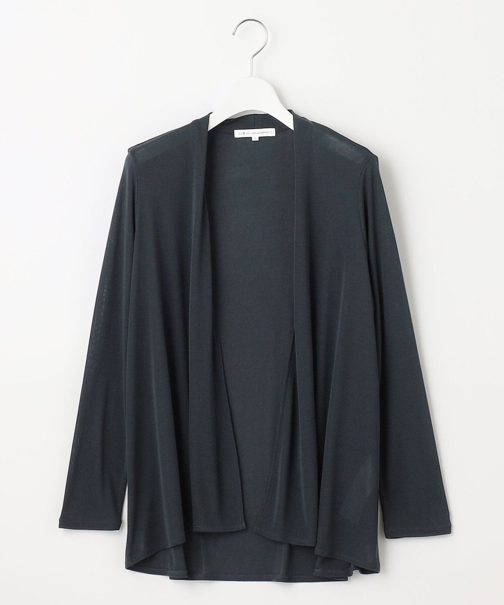 23区 L 【新色追加/UVケア/接触冷感】マルチ機能 シアー ショート カーディガン 