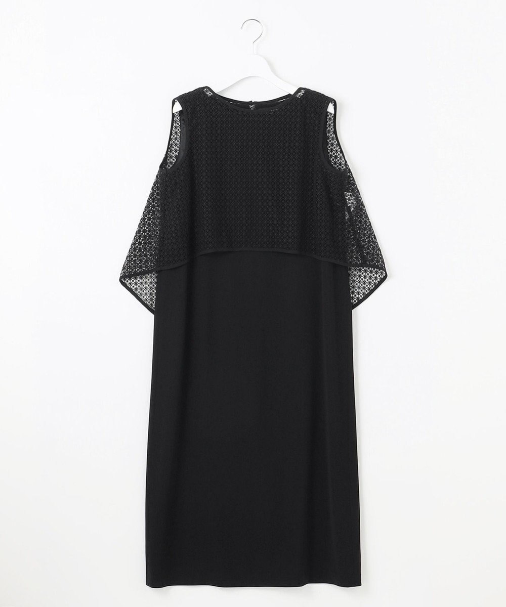 23区 【APPLAUDIR】クリスタルフラワーコンビ ドレス 