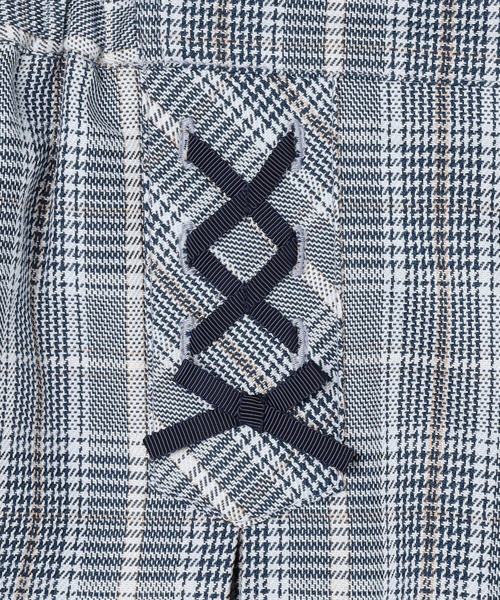 組曲 KIDS 【150-160㎝】グレンチェック キュロット 