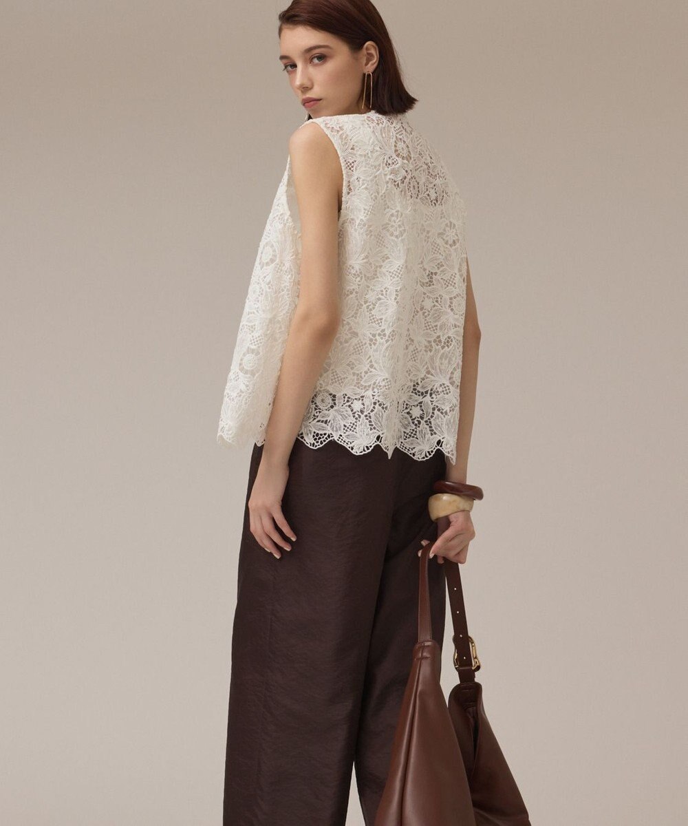 GRACE CONTINENTAL レース刺繍ベスト 
