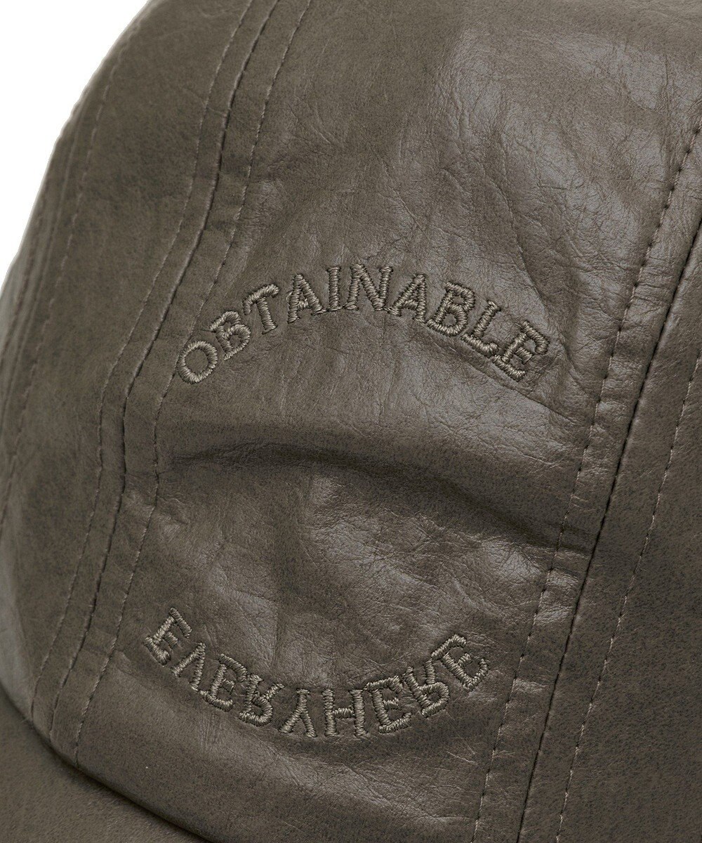 Green Parks ｅｖｅｒｙｗａｌｋ．ウ゛ィンテージレザーロゴキャップ 