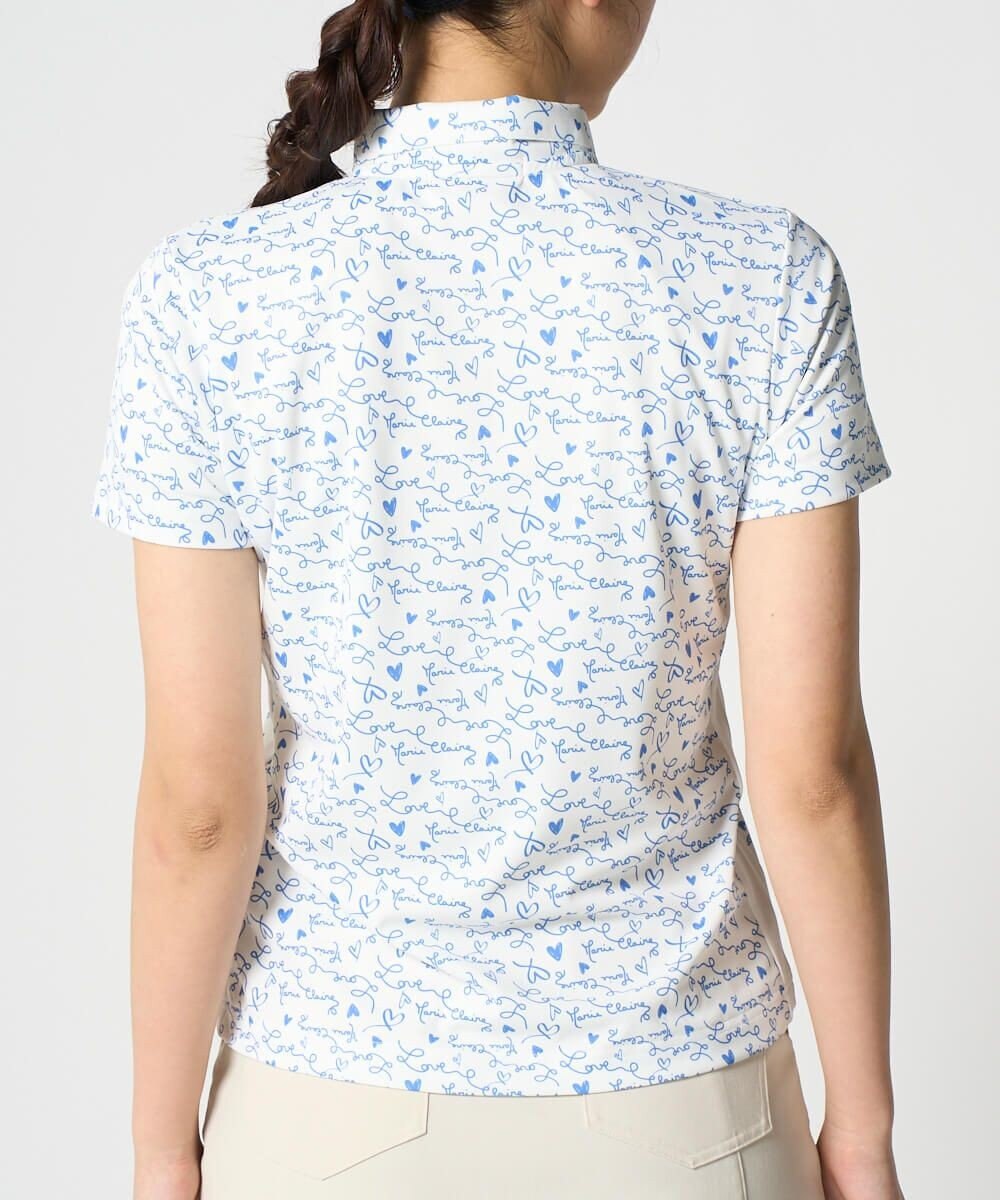 FILA GOLF／marie claire 【marie claire SPORT】 半袖ハイネックガラ 