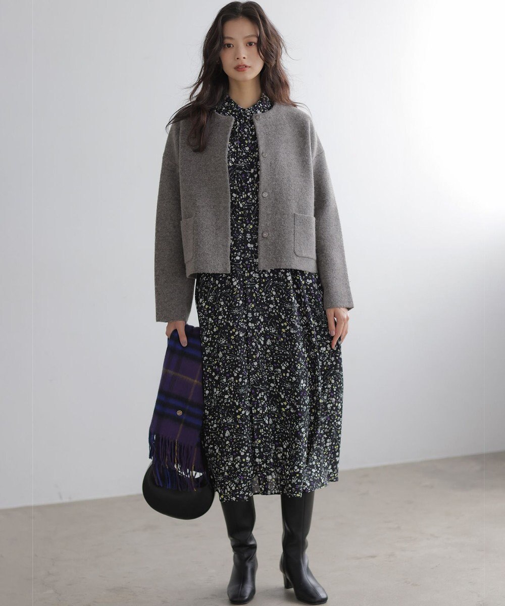 組曲 カシミヤブレンドウールストール 