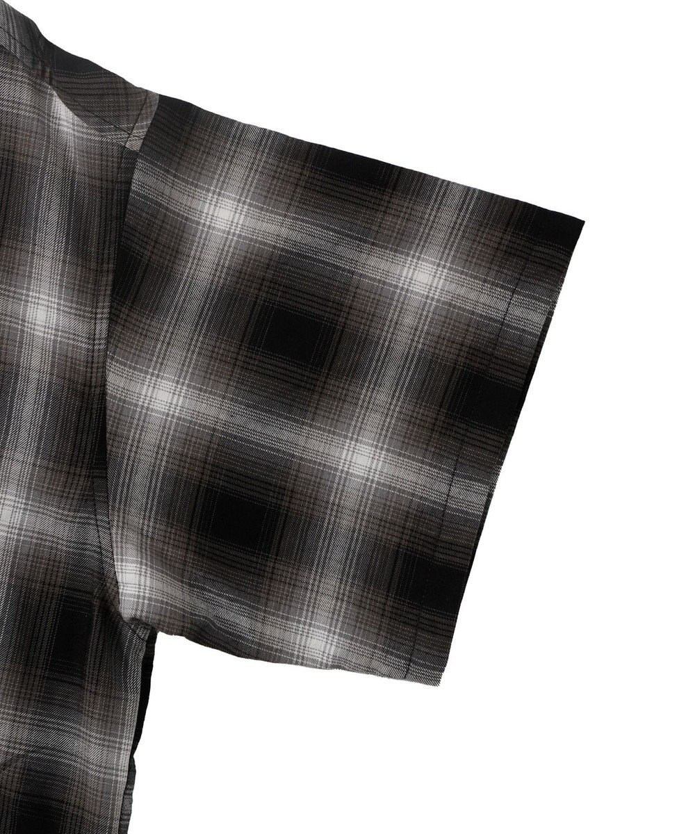 WEGO 【手洗い可/綿100％】オンブレチェックショートシャツ 