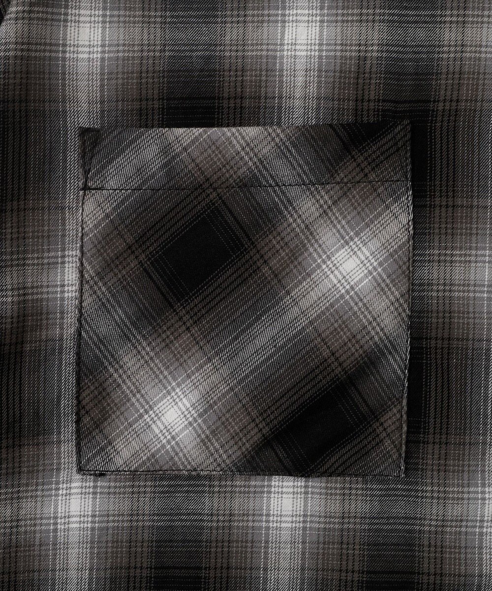 WEGO 【手洗い可/綿100％】オンブレチェックショートシャツ 