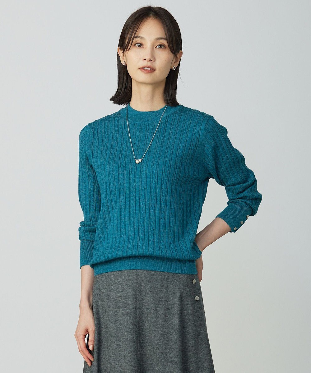 J.PRESS LADIES KNIT BASIC クルーネック ニット 