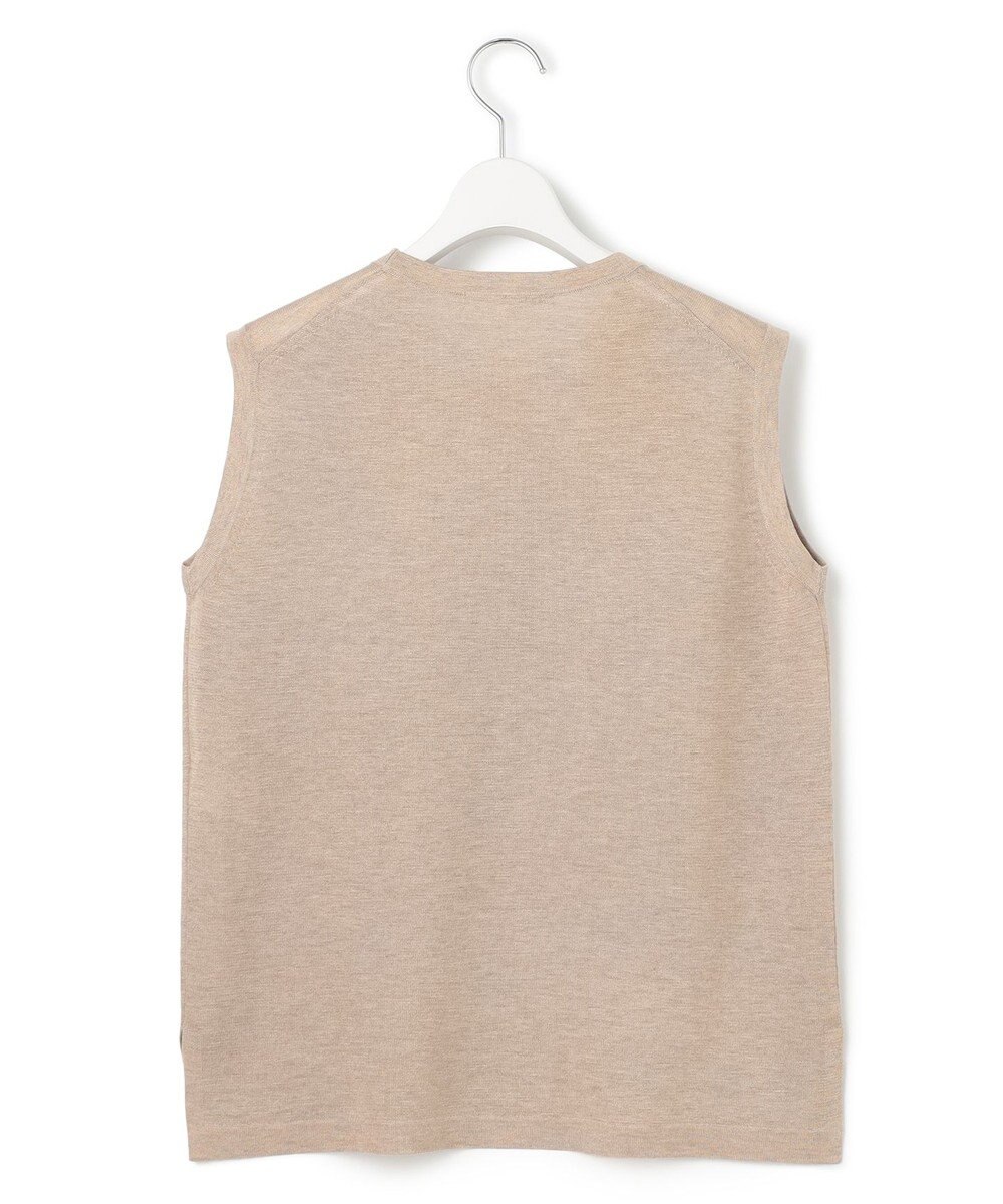 23区 【CanCam10月号掲載/新色追加】シャイニーシアー ノースリーブ ニット 