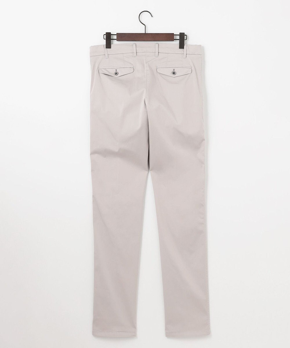 JOSEPH ABBOUD 【イタリア素材/ウエストも伸びる】ハイパワーサテンストレッチパンツ 