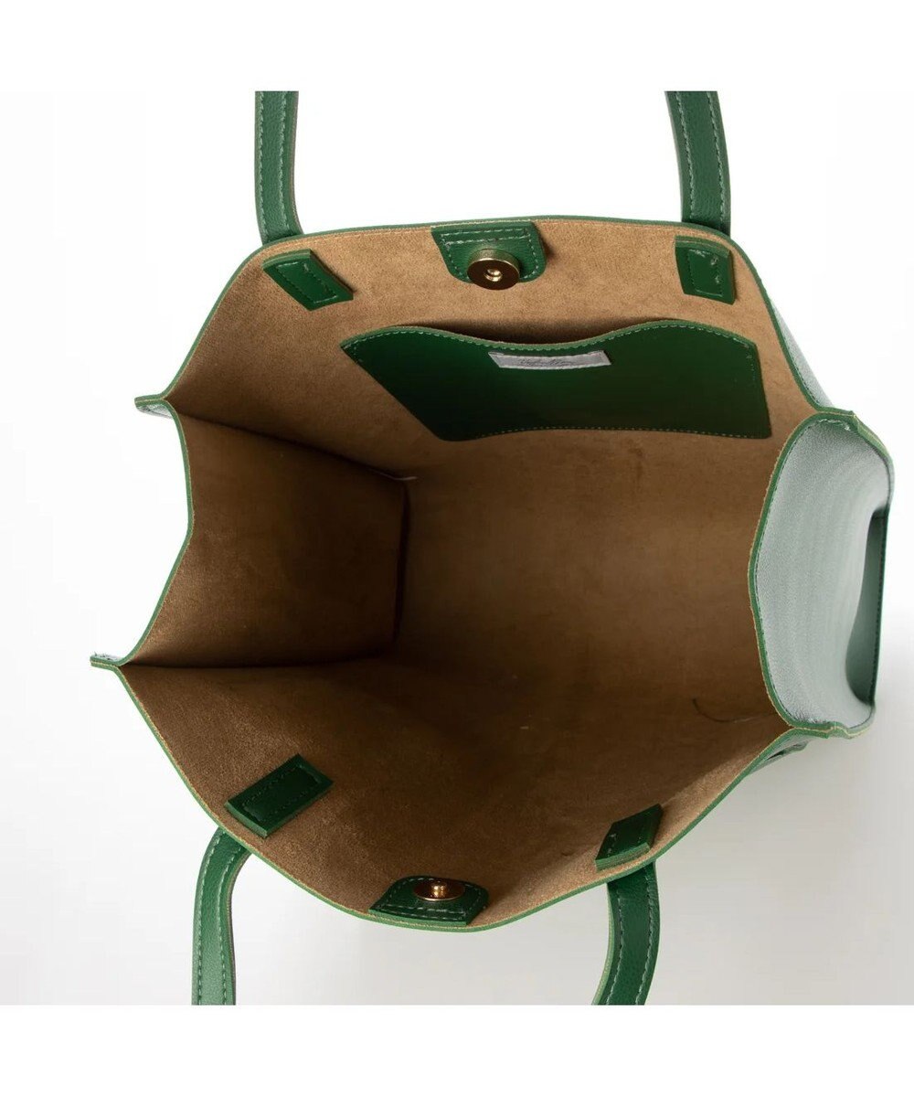 UNBILLION cachecache WEB限定シンセティックレザーフロントポケットトート 