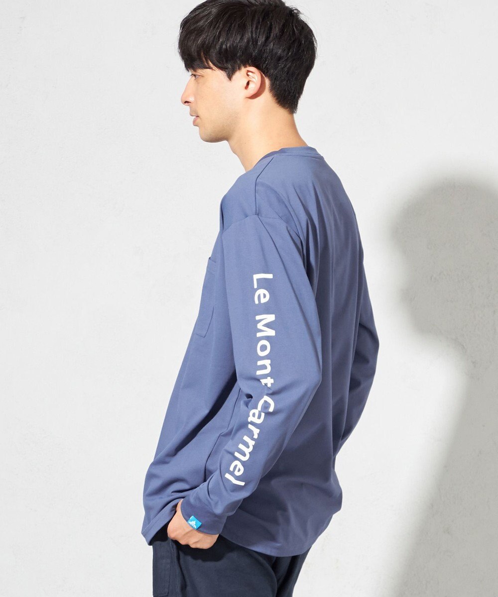 SHARE PARK MENS 【UNISEX】吸水速乾 ショルダーロゴロングスリーブTシャツ（L・XLサイズ） 