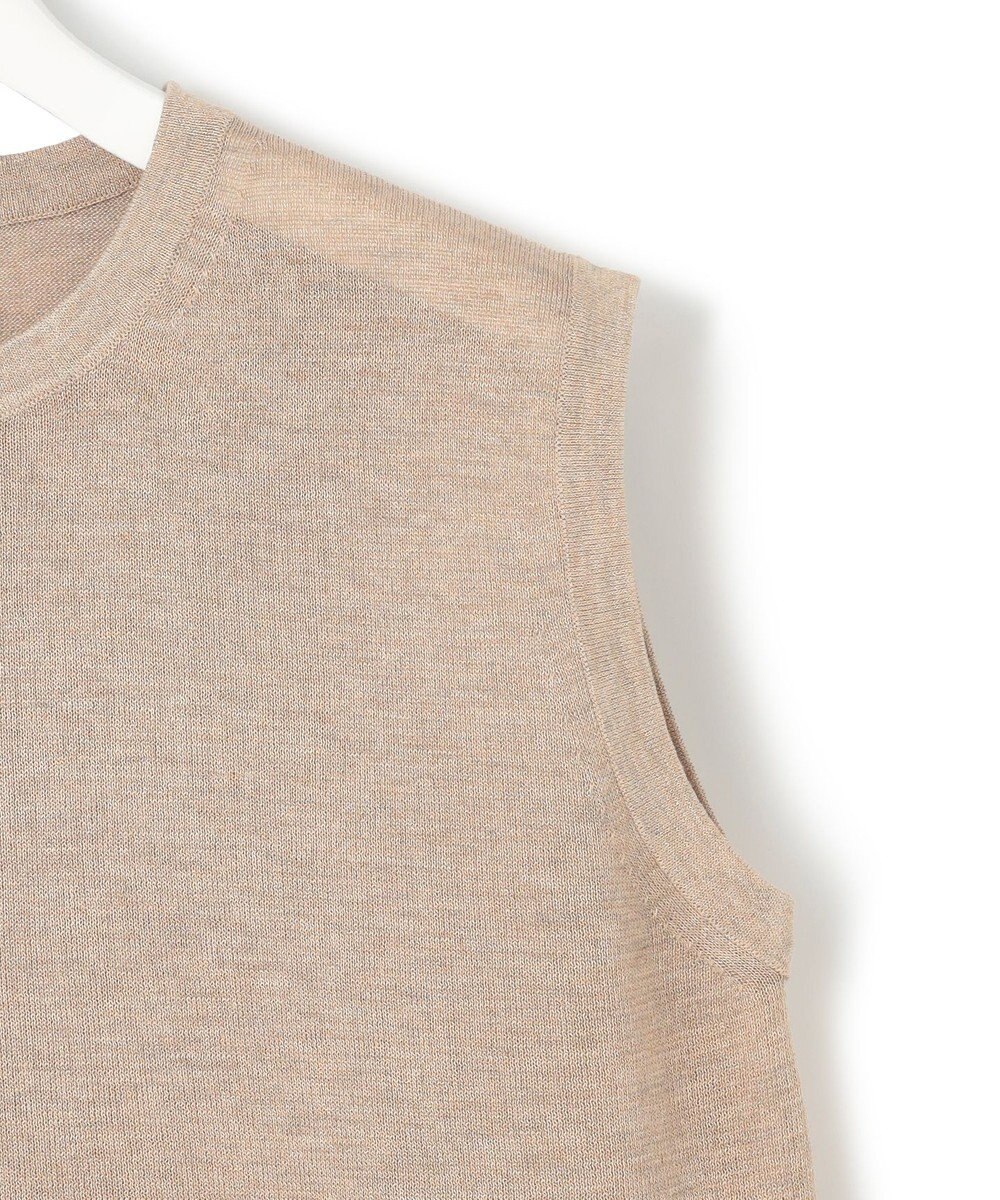 23区 【CanCam10月号掲載/新色追加】シャイニーシアー ノースリーブ ニット 