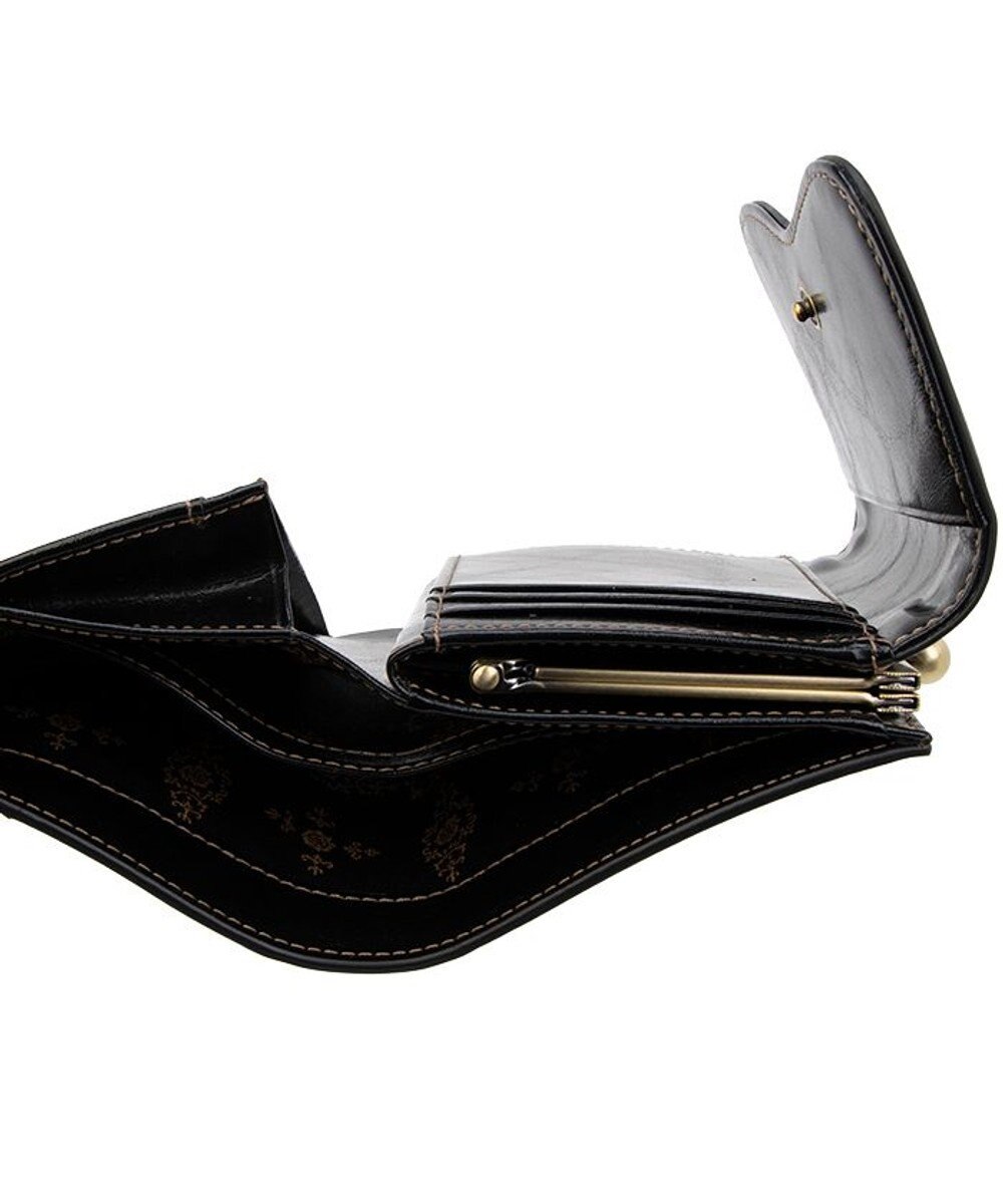 ANNA SUI リーブル 口金二つ折り財布 