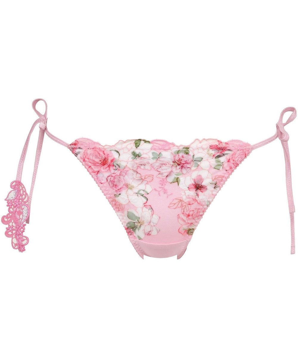 junior teen pink nude ルジェ Tバック ショーツ BCA442・BCA342とペア かぶり広め(バック) リボン結びタイプ(サイド) 透けにくい(フロント) ソング はきこみ丈あさめ レディース PCA442 /ワコール / WACOAL | ファッション通販 【公式通販】オンワード・クローゼット