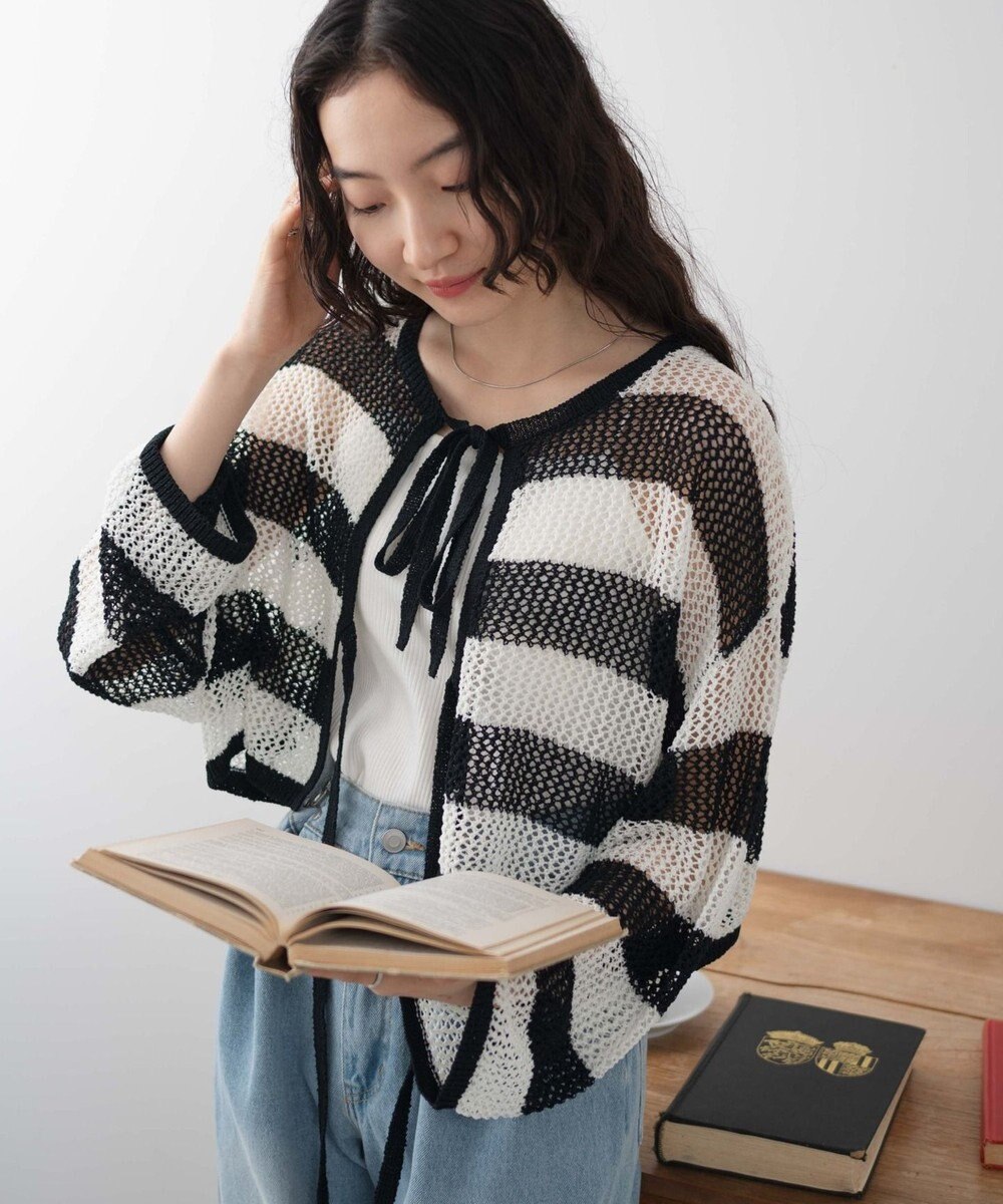 WEGO メッシュニットカーデ 