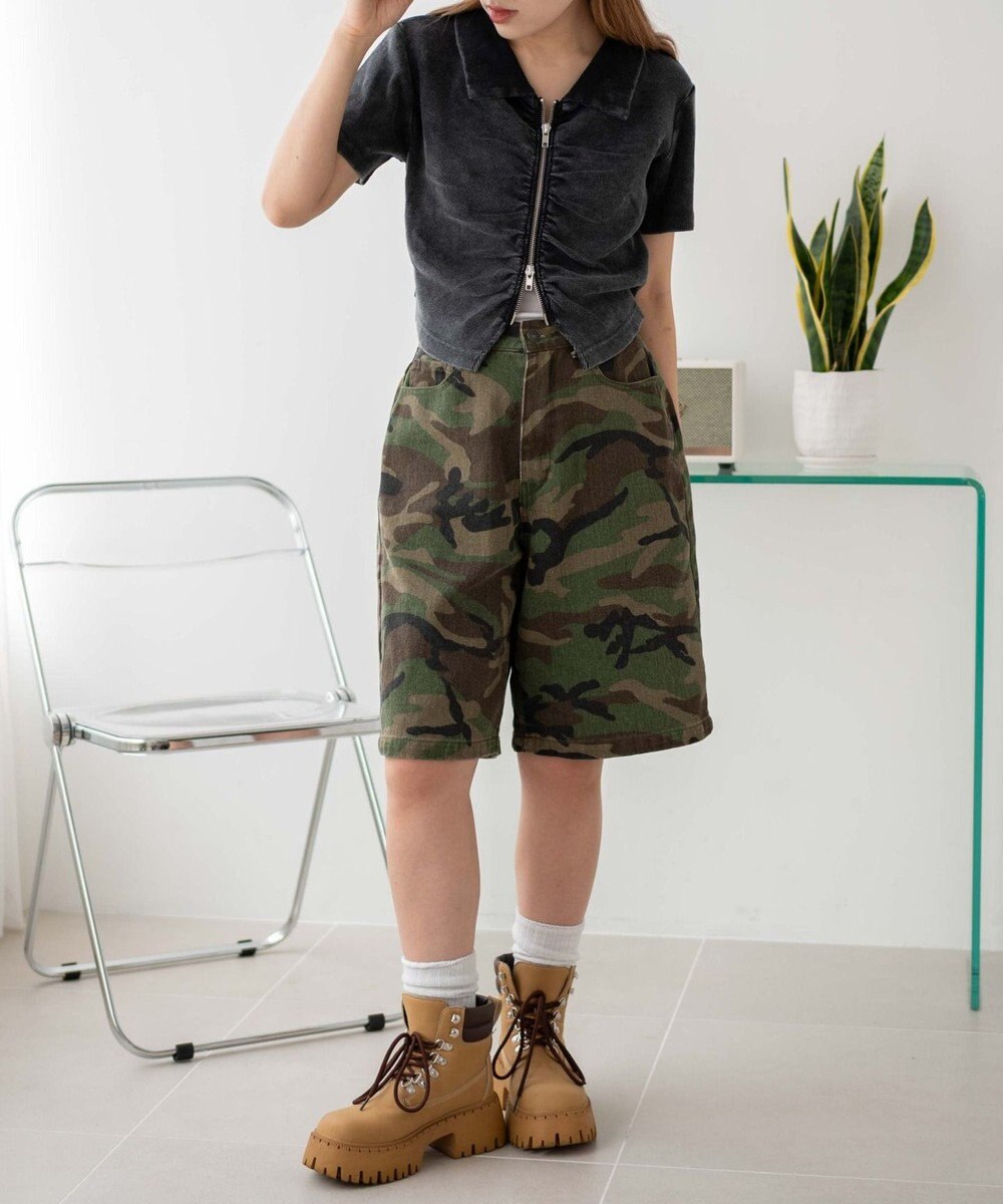 WEGO WZIPギャザートップス 