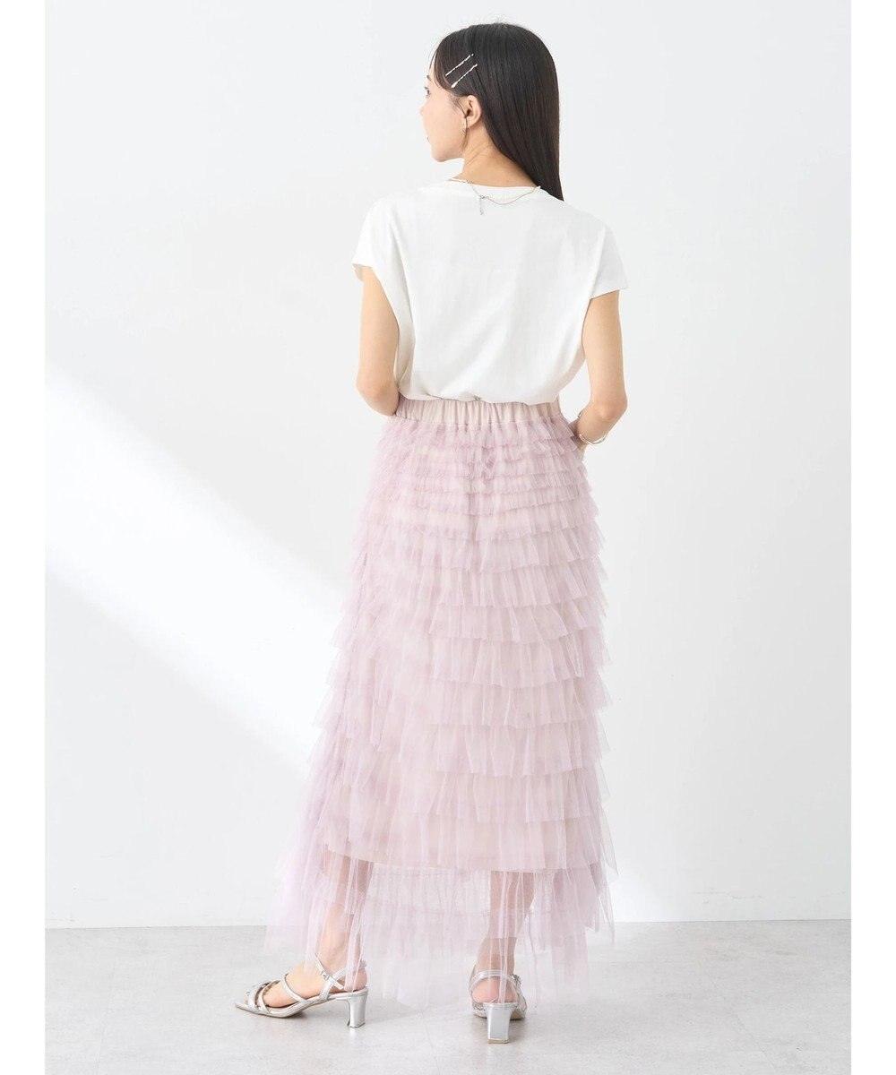 earth music&ecology ティアードフリルチュールスカート 