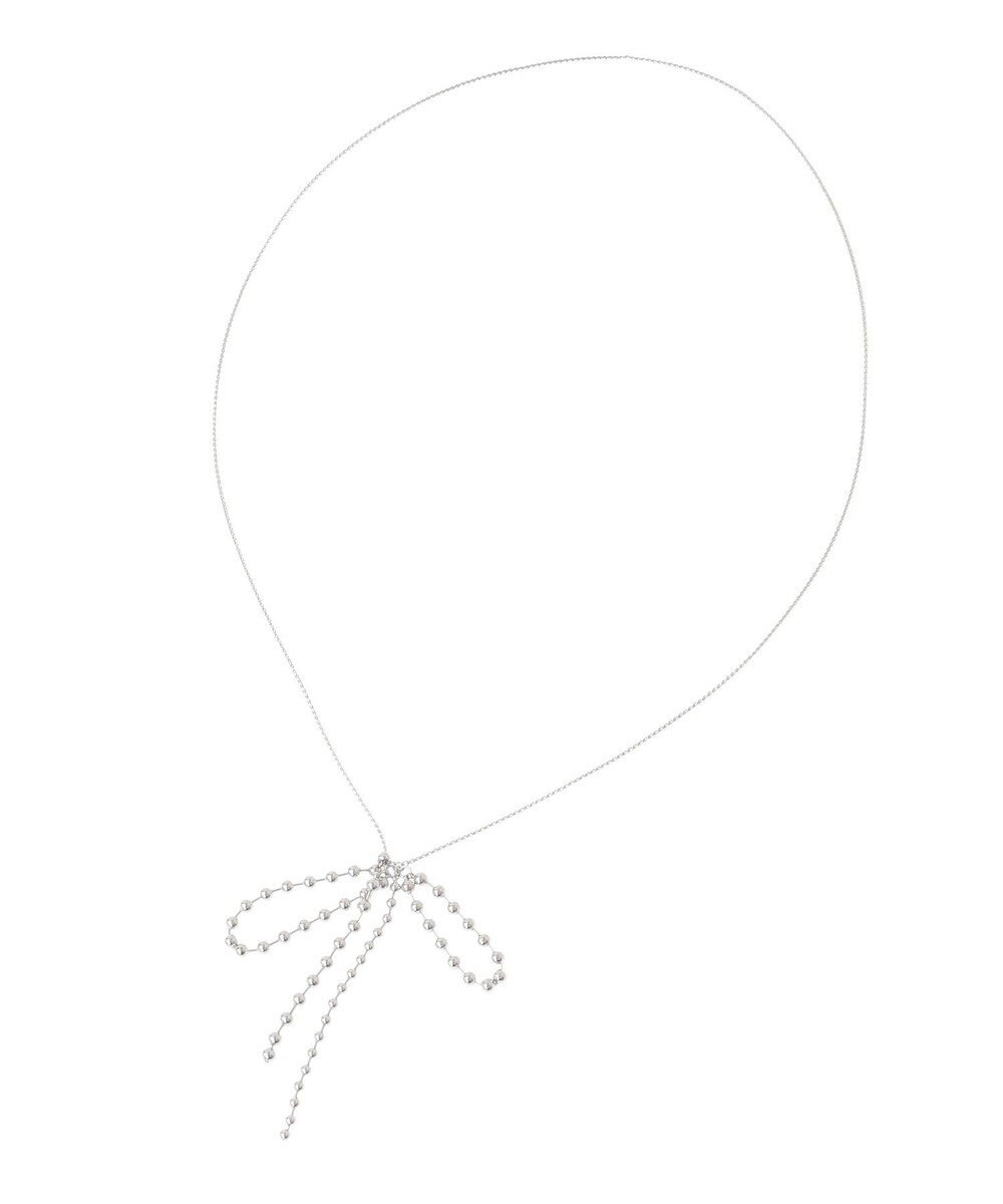 AMERICAN HOLIC ボールチェーンリボンネックレス 