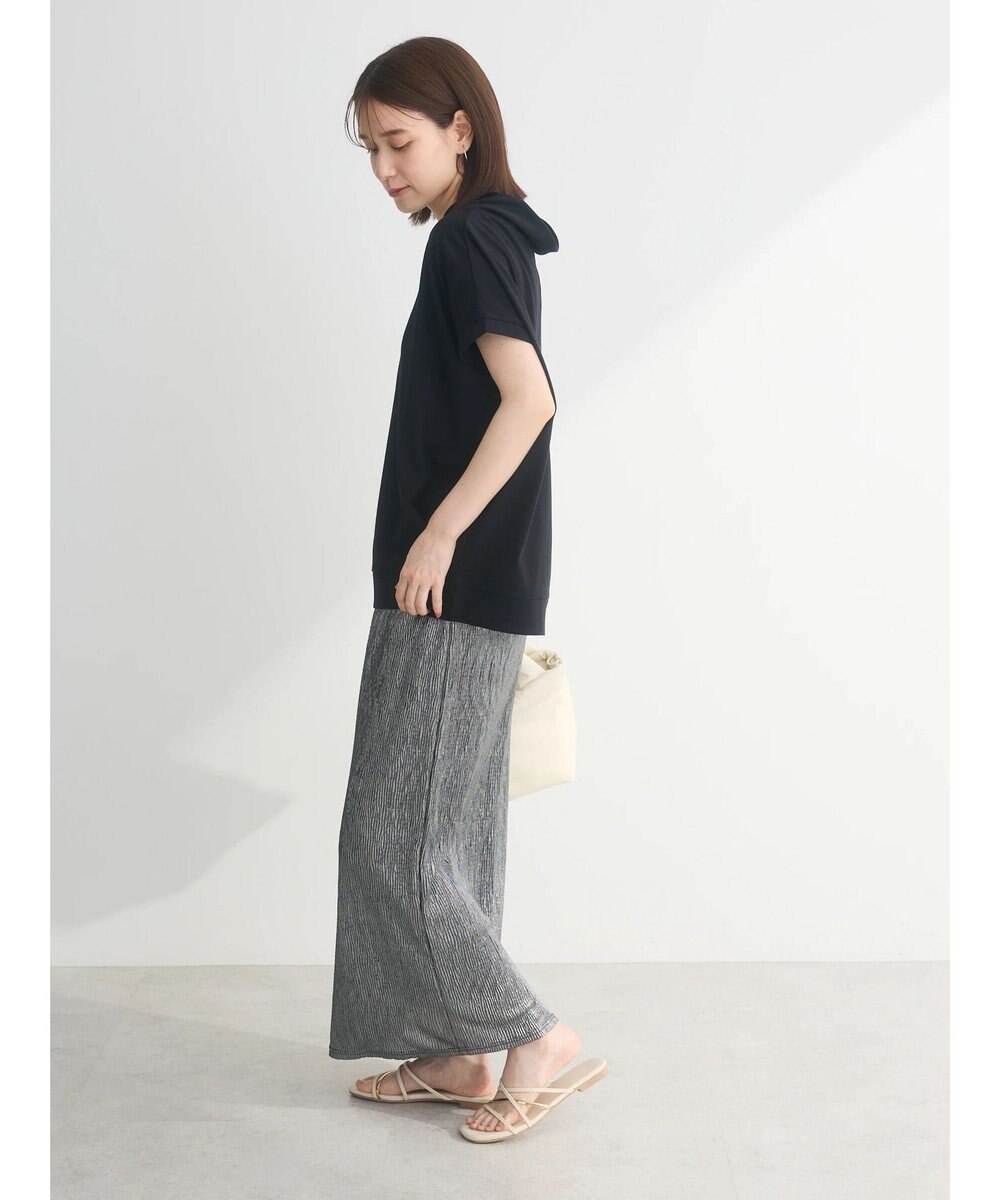 Green Parks フレンチスリーブ抜け襟カットプルオーバー 