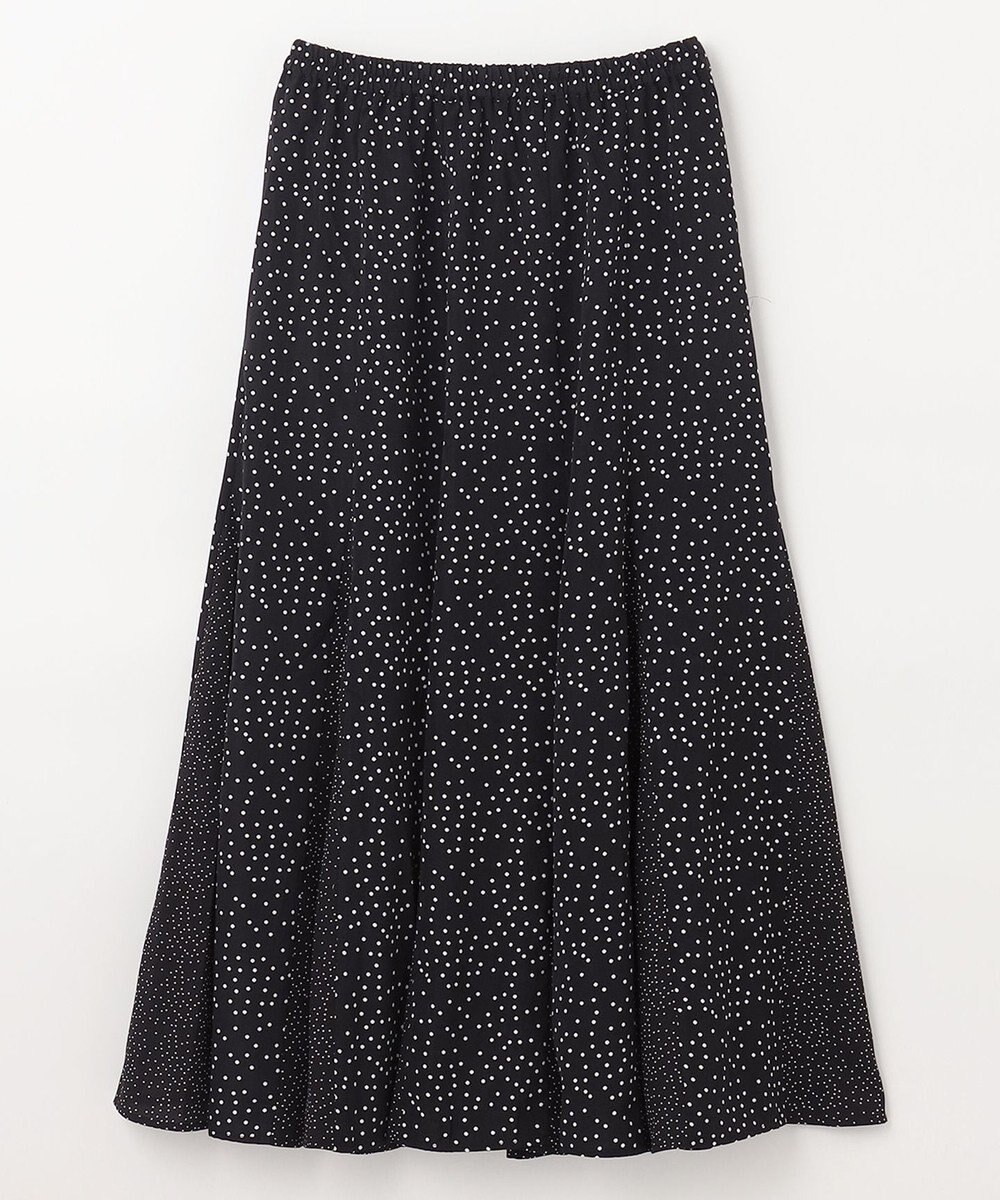 ANY 【洗濯機可能/ウエストゴム】プリントマーメイドスカート 