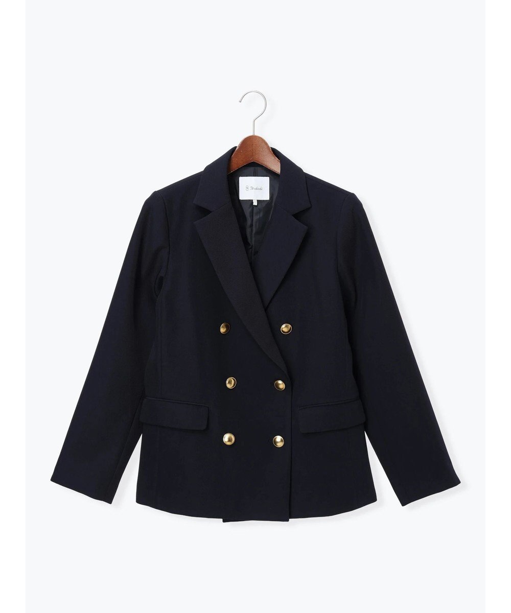 Te chichi 【セレモニーアイテム】テーラードWブレストジャケット（セットアップ可） 